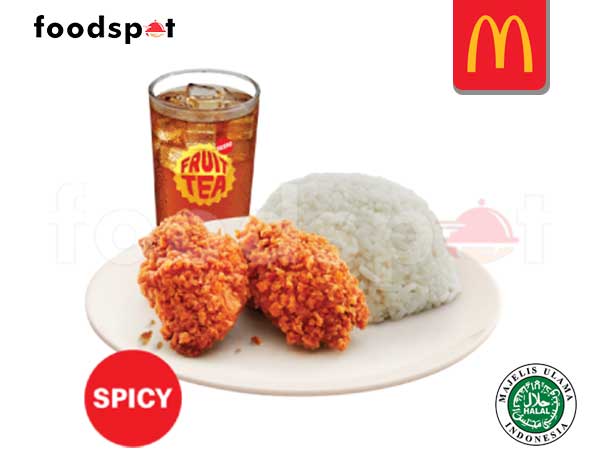 McDonald's 2Pcs Mini Cuts Chick + S Drink + Rice