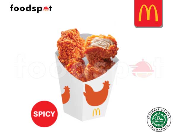 McDonald's 4 Mini Cuts Spicy Chicken ALC