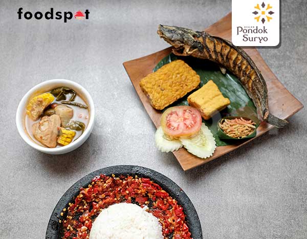 Nasi Cobek Komplit Ikan Lele Dari Begor Pondok Suryo Foodspot