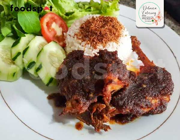 Nasi Ayam Bakar Bumbu Hitam Khas Madura