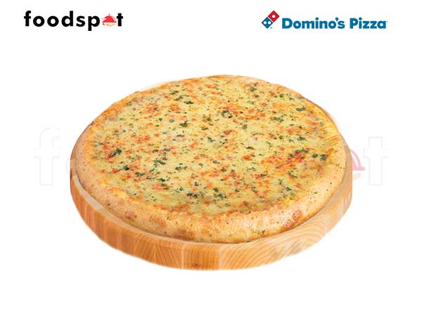 Medium Cheese Mania Hand Tossed Premium Pizza Dari Domino S Pizza Foodspot