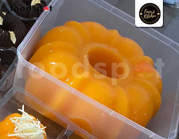 Pudding Mangga Saus Keju