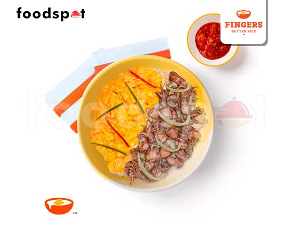 Squid Super Sambal (Nasi Putih)