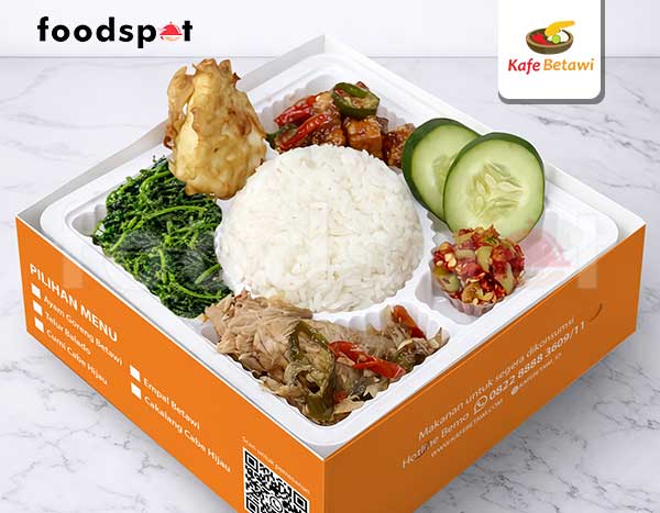 Nasi Box Cakalang  Cabe Hijau
