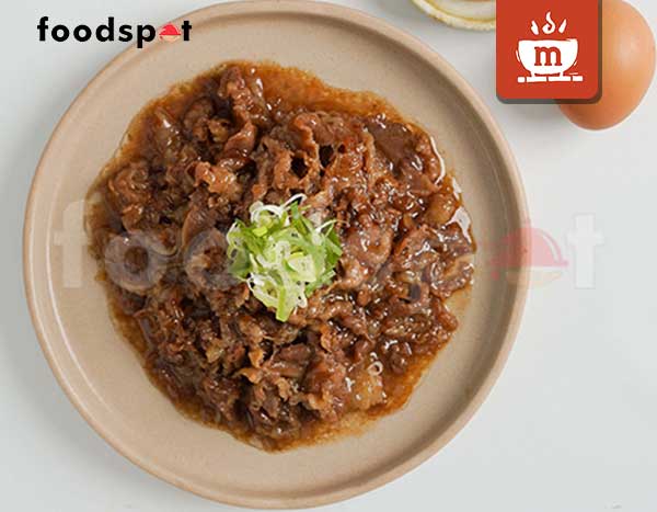 Ala Carte Beef Onion Sauce With Onsen Egg