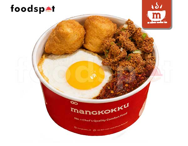 Nasi Campur Crispy - Sambal Korek