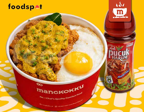 Paket Chicken Curry Mayo + Teh Pucuk