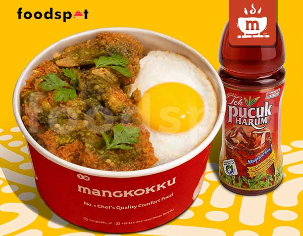 Paket Hemat Fried Chicken Sambal Ijo + Teh Pucuk
