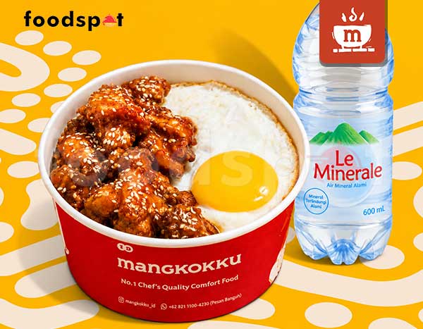 Paket Hemat Chicken Sesame Mayo + Air Mineral