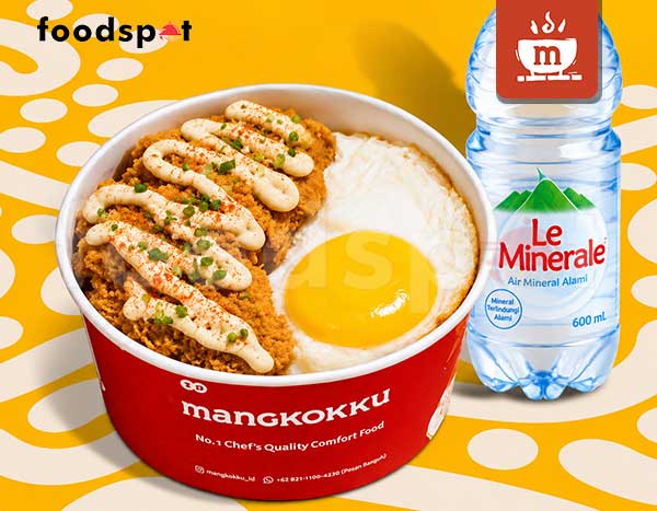 Paket Chicken Miso Mayo + Air Mineral