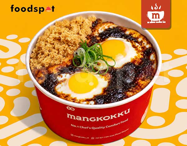 Nasi Telur Bumbu Hitam
