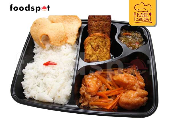 Nasi Ikan Kakap Asam Manis