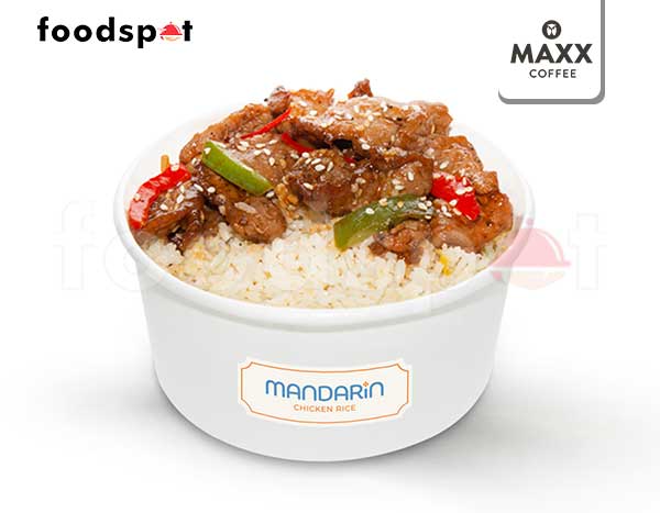 Beef Black Pepper Rice - Mandarin Chicken Rice
