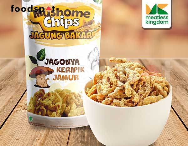 Keripik Jamur Jagung Bakar - Mushome Chips Roasted Corn