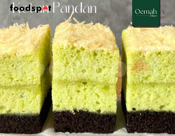 Slice Cake Ketan Pandan