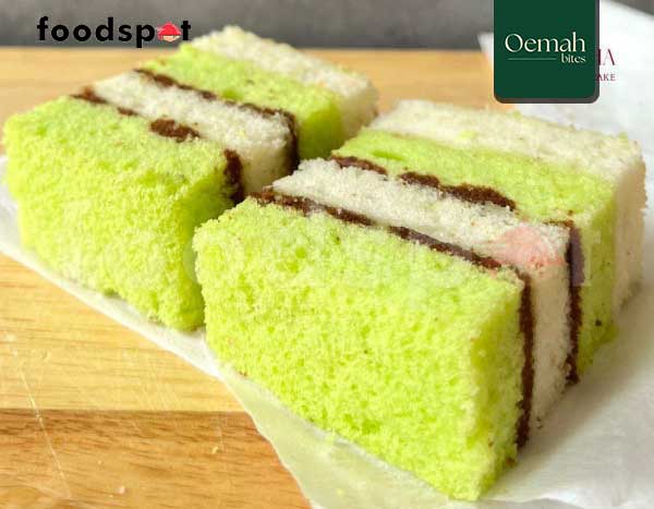 Slice Cake Pandan Vanilla
