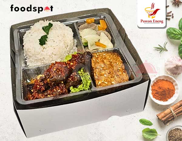 Nasi Box Favorit - Ayam Pedas