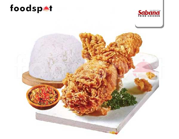 Paket Nasi Geprek Paha Bawah