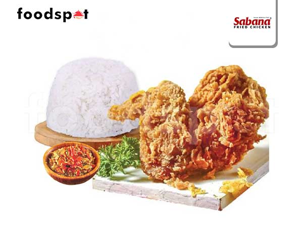 Paket Nasi Geprek Sayap