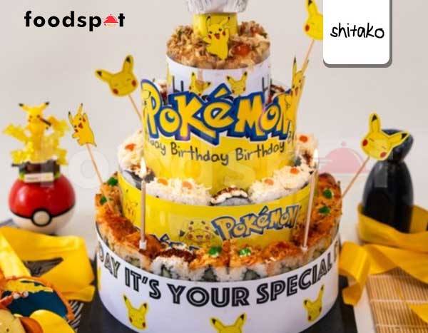 Sushi Tower Birthday (Free Special Custum Design Strip)