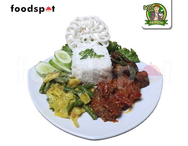 Nasi Dendeng Sambalado Tanak