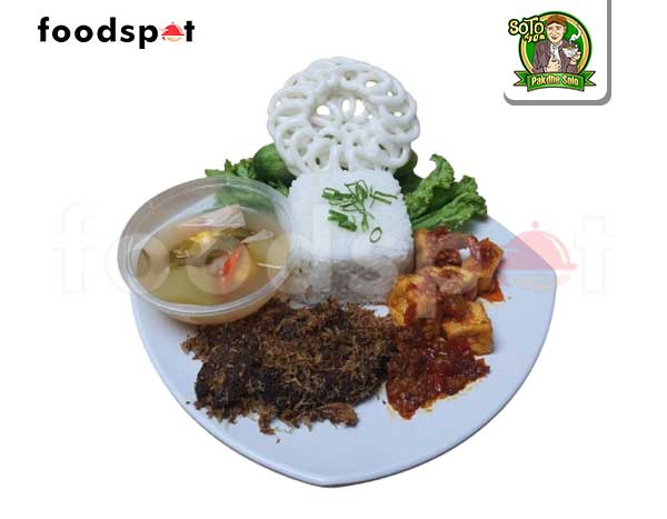 Nasi Gepuk Serundeng