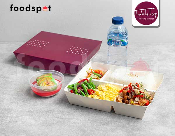 Japanindo: Chicken Karaage Sambal Matah (with dessert & mineral water)