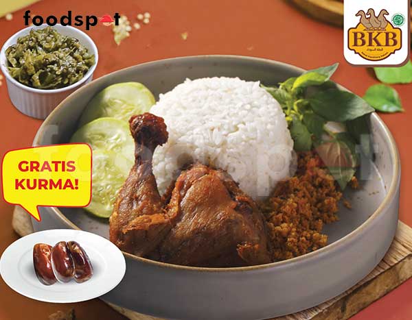 Paket Ayam Negeri Goreng Sambal Ijo Dari Bebek Bkb Foodspot