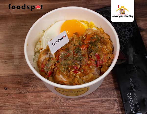 Paket Chicken Crispy Sambal Geprek Dari Cateringan Mas Kuy Foodspot