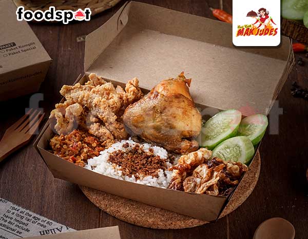 Nasi Kulit Ayam Goreng dari Nasi Kulit Mak Judes - foodspot