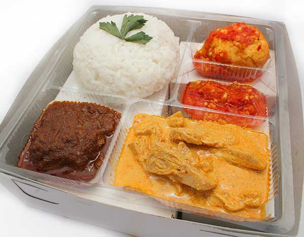 Gambar Nasi Kotak Masakan Padang - Gambar Makanan